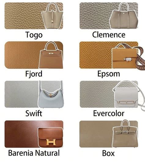 hermes bag leather types